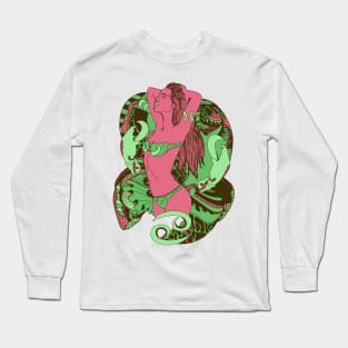 Pink Mint Cancer Beauty Long Sleeve T-Shirt